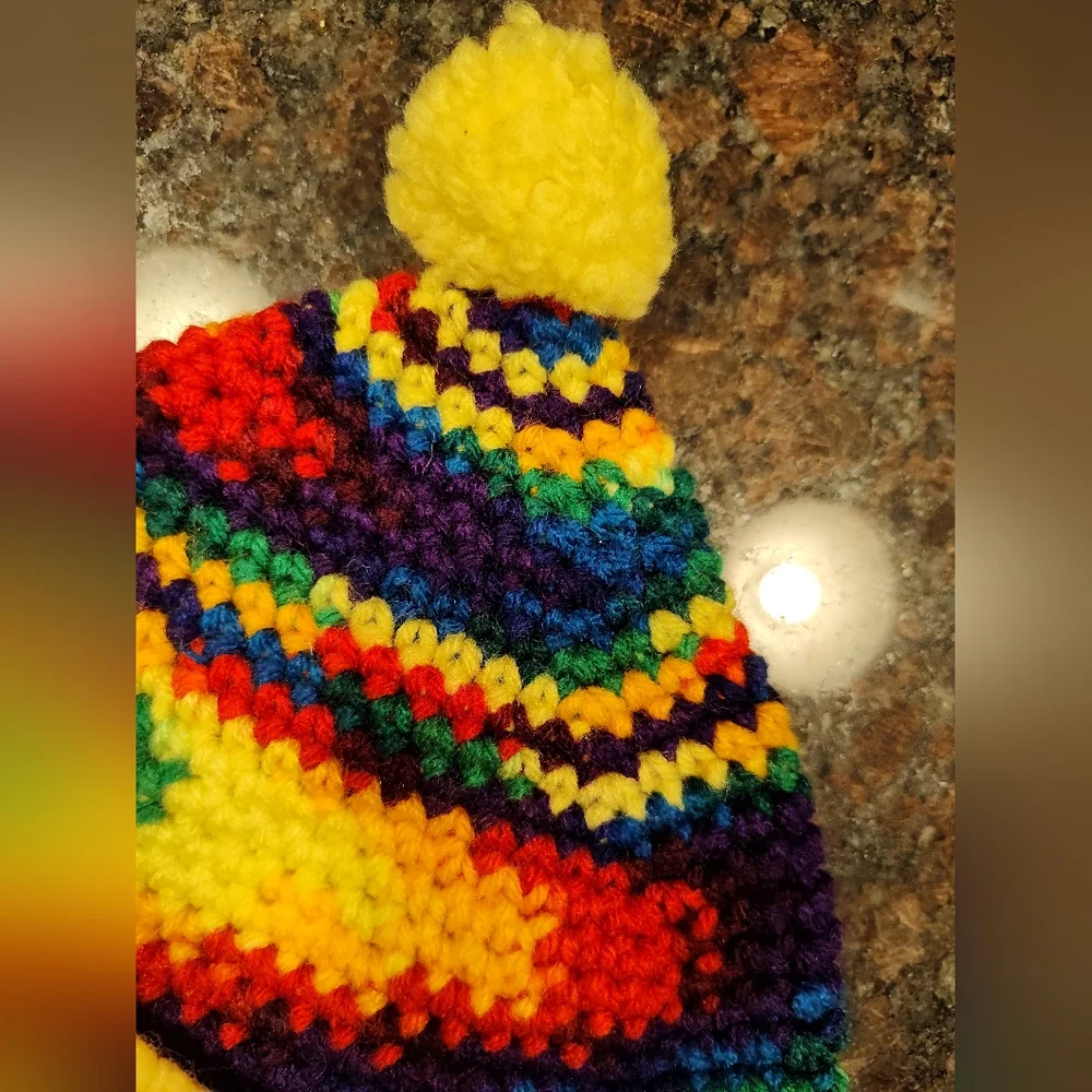 Colorful Knitted Kids Hat